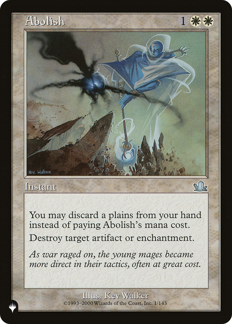 Abolish [The List Reprints] - The Mythic Store | 24h Order Processing