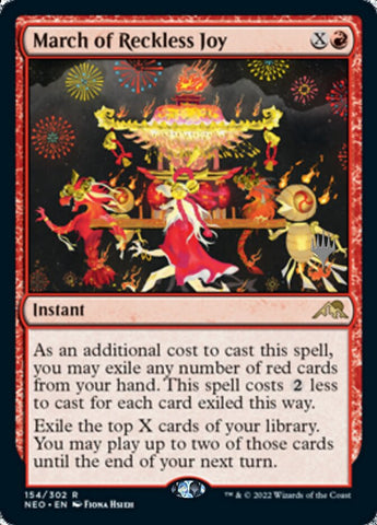 March of Reckless Joy (Promo Pack) [Kamigawa: Neon Dynasty Promos] - The Mythic Store | 24h Order Processing