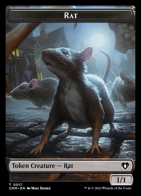 Treasure // Rat Double-Sided Token [Commander Masters Tokens] - The Mythic Store | 24h Order Processing