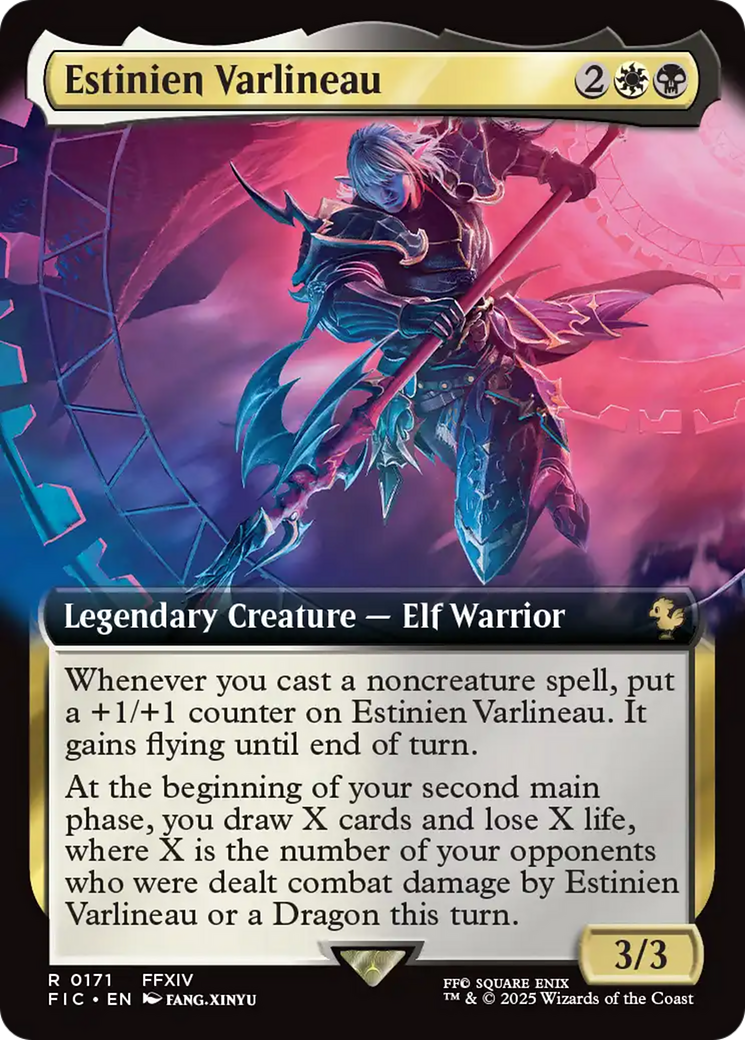 Estinien Varlineau (Extended Art) [FINAL FANTASY Commander] - The Mythic Store | 24h Order Processing