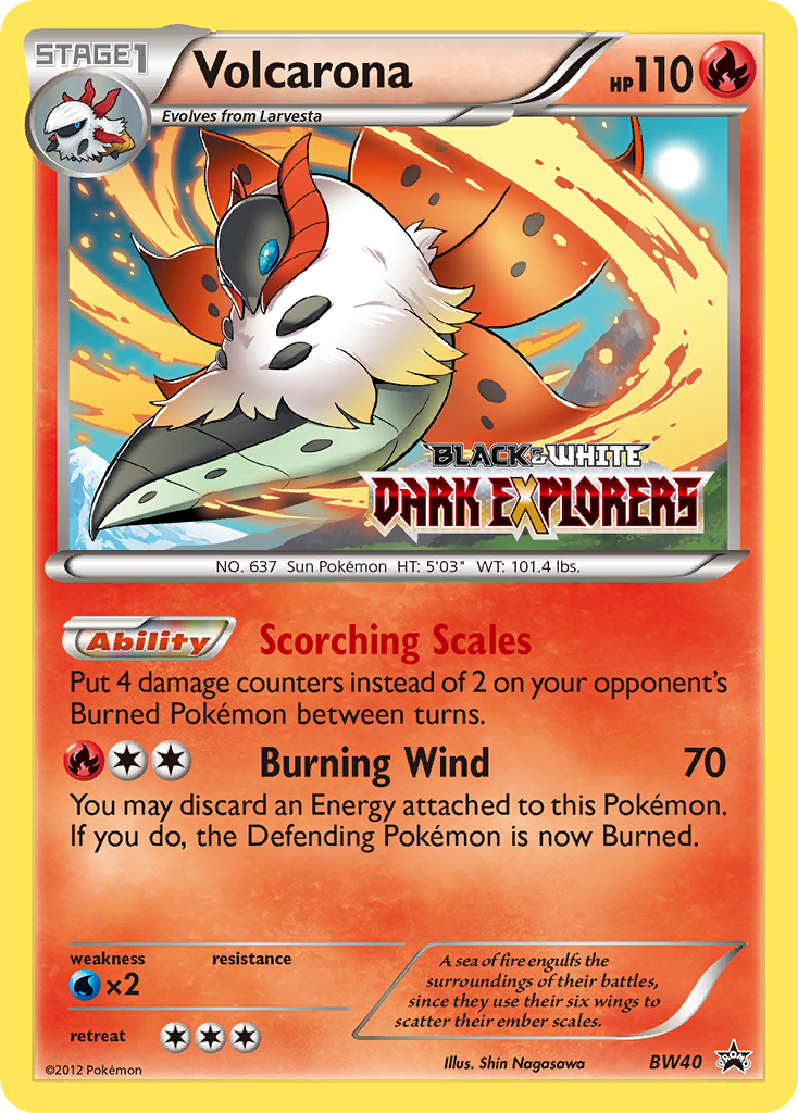 Volcarona (BW40) [Black & White: Black Star Promos] - The Mythic Store | 24h Order Processing