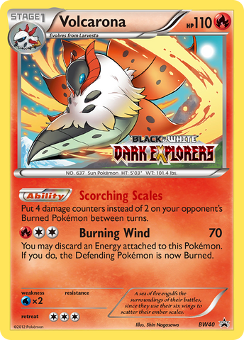 Volcarona (BW40) [Black & White: Black Star Promos] - The Mythic Store | 24h Order Processing