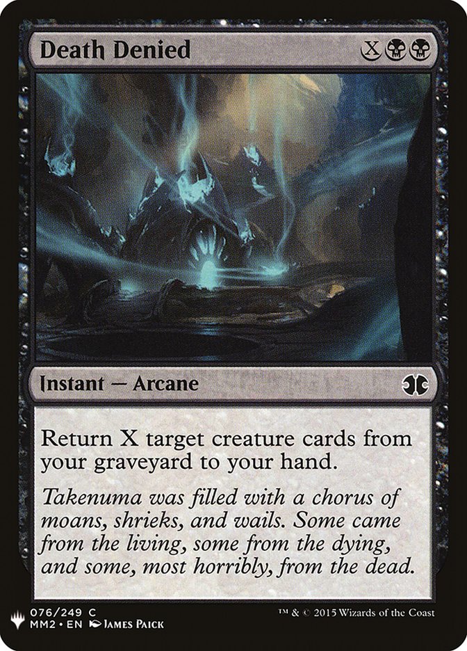 Death Denied [Mystery Booster] - The Mythic Store | 24h Order Processing