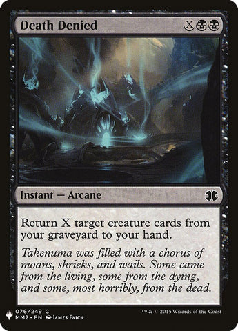 Death Denied [Mystery Booster] - The Mythic Store | 24h Order Processing