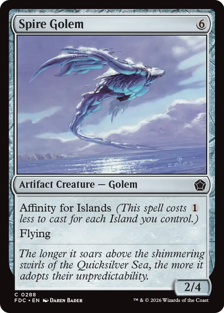 Spire Golem [Foundations Commander] - The Mythic Store | 24h Order Processing