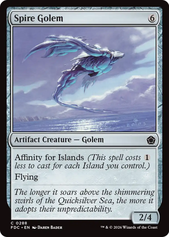 Spire Golem [Foundations Commander] - The Mythic Store | 24h Order Processing