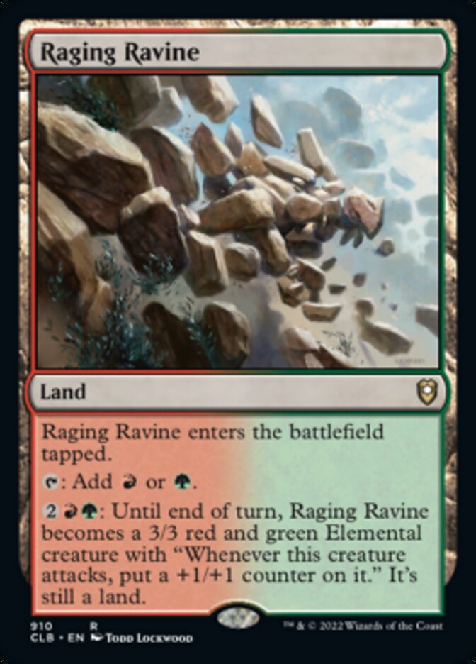 Raging Ravine [Commander Legends: Battle for Baldur's Gate] - The Mythic Store | 24h Order Processing