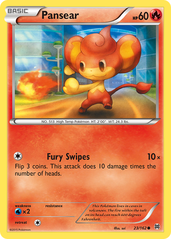 Pansear (23/162) [XY: BREAKthrough] - The Mythic Store | 24h Order Processing