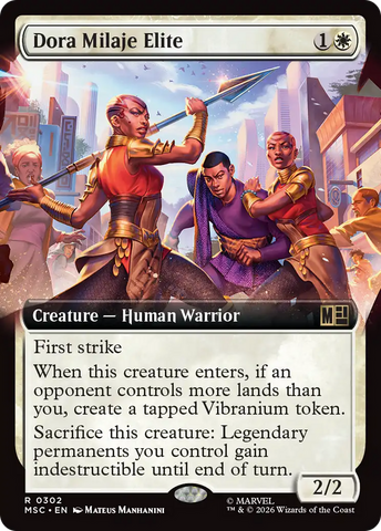 Dora Milaje Elite (Extended Art) [Marvel Super Heroes Commander] - The Mythic Store | 24h Order Processing