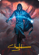 Jace, the Perfected Mind Art Card (Gold-Stamped Signature) [Phyrexia: All Will Be One Art Series] - The Mythic Store | 24h Order Processing