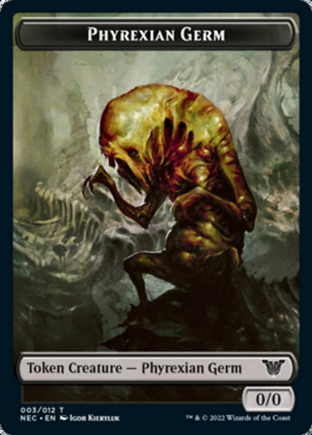 Phyrexian Germ // Spirit (002) Double-Sided Token [Kamigawa: Neon Dynasty Commander Tokens] - The Mythic Store | 24h Order Processing