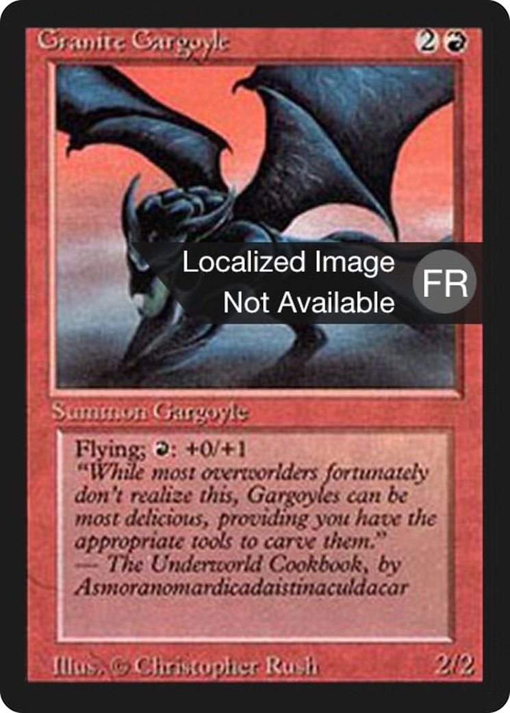 Granite Gargoyle [Foreign Black Border] - The Mythic Store | 24h Order Processing