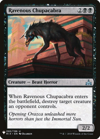 Ravenous Chupacabra [Mystery Booster] - The Mythic Store | 24h Order Processing