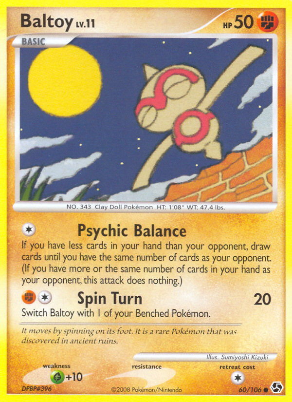 Baltoy (60/106) [Diamond & Pearl: Great Encounters] - The Mythic Store | 24h Order Processing