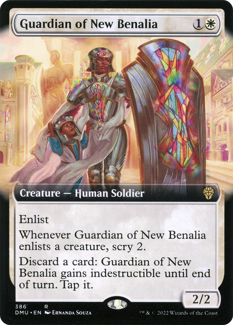 Guardian of New Benalia (Extended Art) [Dominaria United] - The Mythic Store | 24h Order Processing