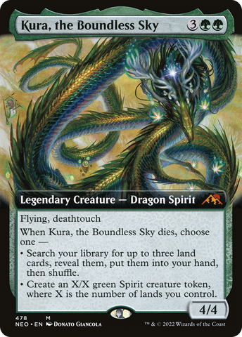 Kura, the Boundless Sky (Extended Art) [Kamigawa: Neon Dynasty] - The Mythic Store | 24h Order Processing