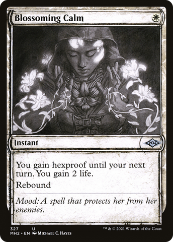 Blossoming Calm (Sketch) [Modern Horizons 2] - The Mythic Store | 24h Order Processing