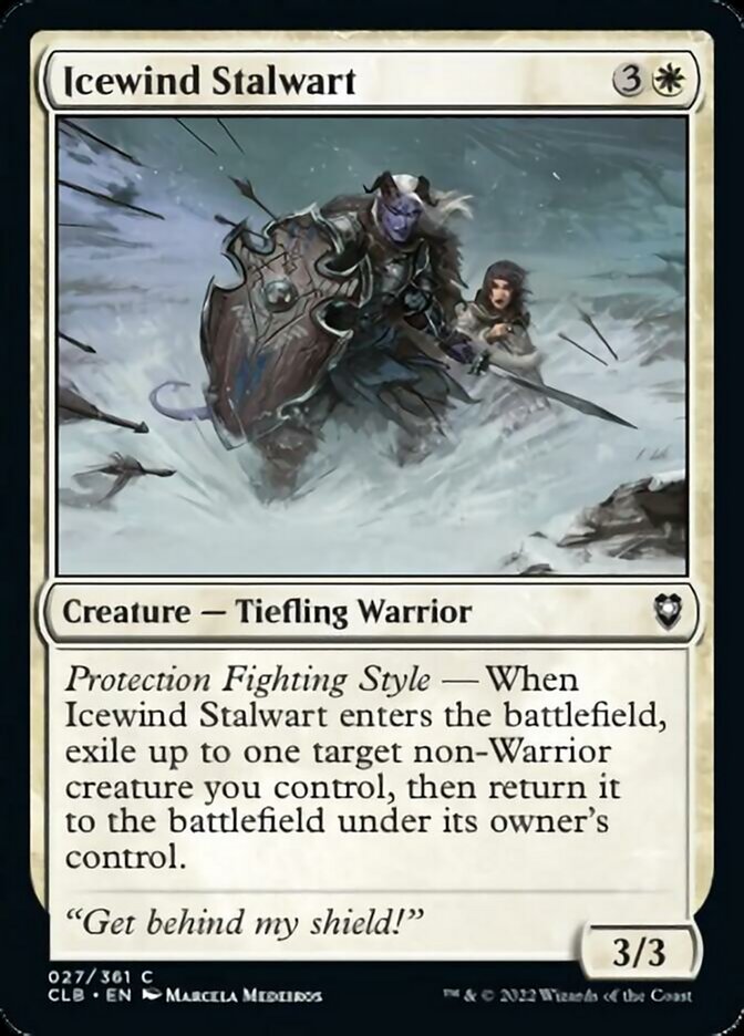 Icewind Stalwart [Commander Legends: Battle for Baldur's Gate] - The Mythic Store | 24h Order Processing