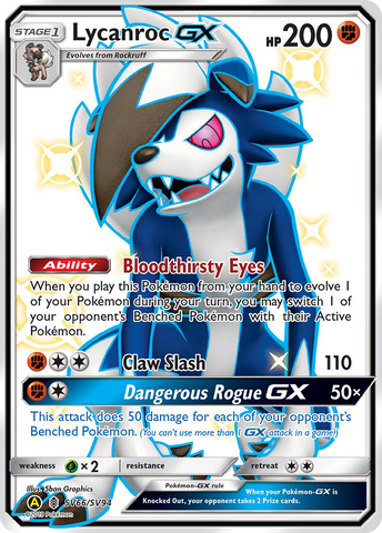 Lycanroc GX (SV66/SV94) [Sun & Moon: Hidden Fates - Shiny Vault] - The Mythic Store | 24h Order Processing