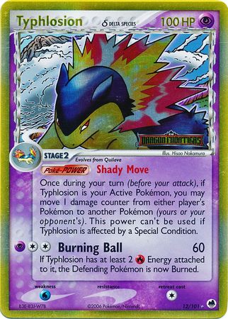 Typhlosion (12/101) (Delta Species) (Stamped) [EX: Dragon Frontiers] - The Mythic Store | 24h Order Processing