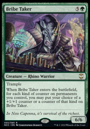 Bribe Taker (Promo Pack) [Streets of New Capenna Commander Promos] - The Mythic Store | 24h Order Processing