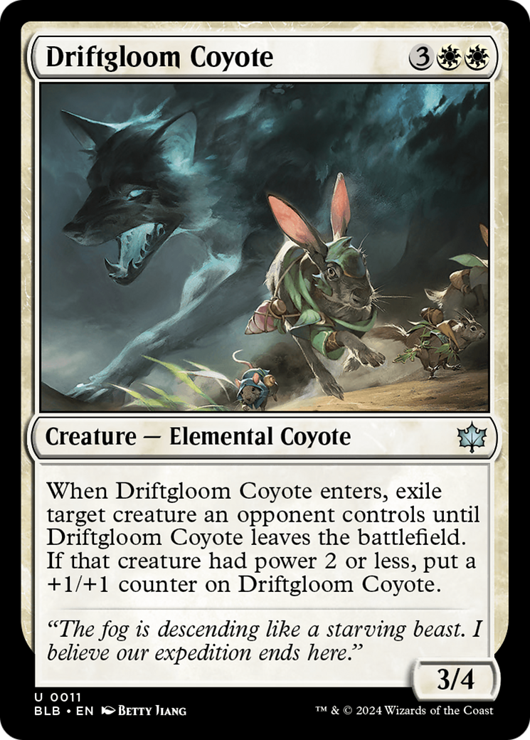 Driftgloom Coyote [Bloomburrow] - The Mythic Store | 24h Order Processing