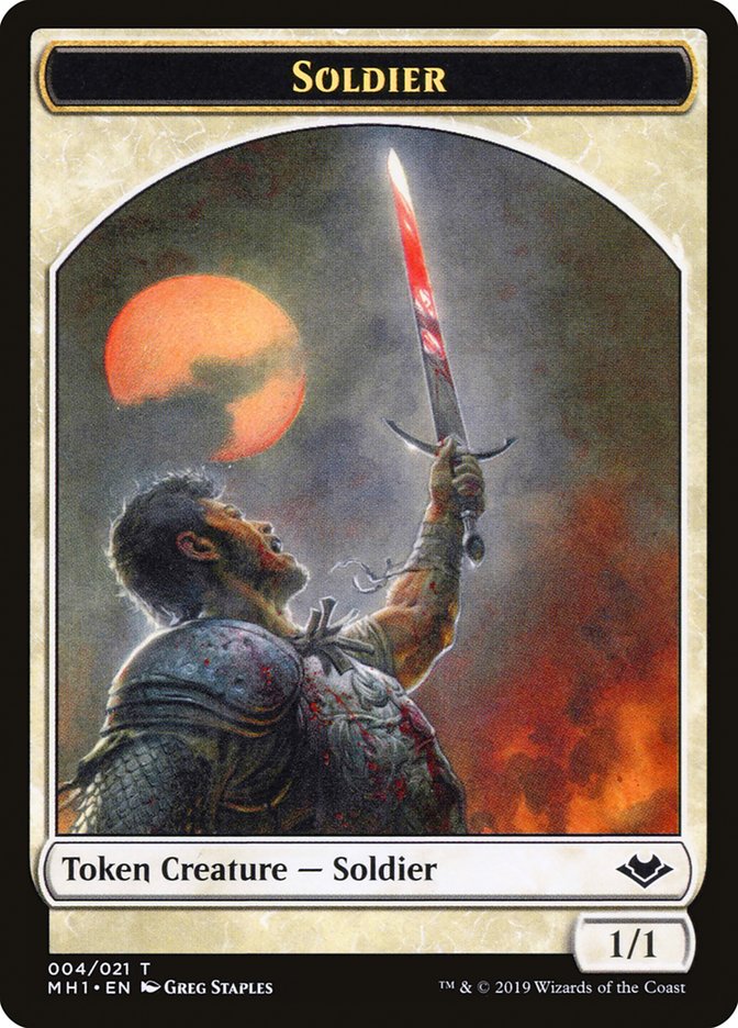 Soldier Token [Modern Horizons Tokens] - The Mythic Store | 24h Order Processing