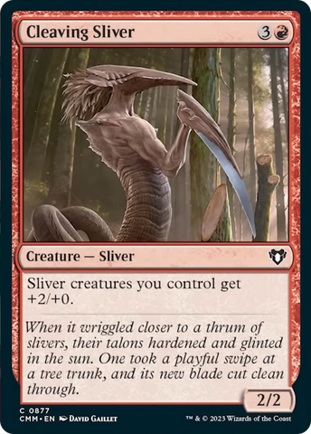 Cleaving Sliver [Commander Masters] - The Mythic Store | 24h Order Processing
