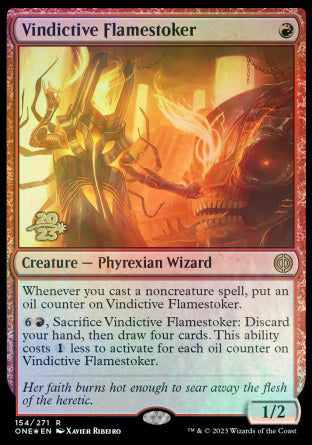 Vindictive Flamestoker [Phyrexia: All Will Be One Prerelease Promos] - The Mythic Store | 24h Order Processing