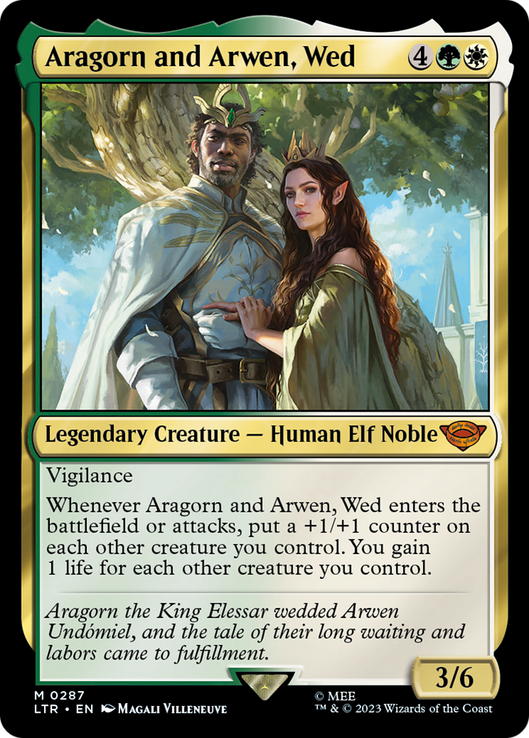 Aragorn and Arwen, Wed [The Lord of the Rings: Tales of Middle-Earth] - The Mythic Store | 24h Order Processing
