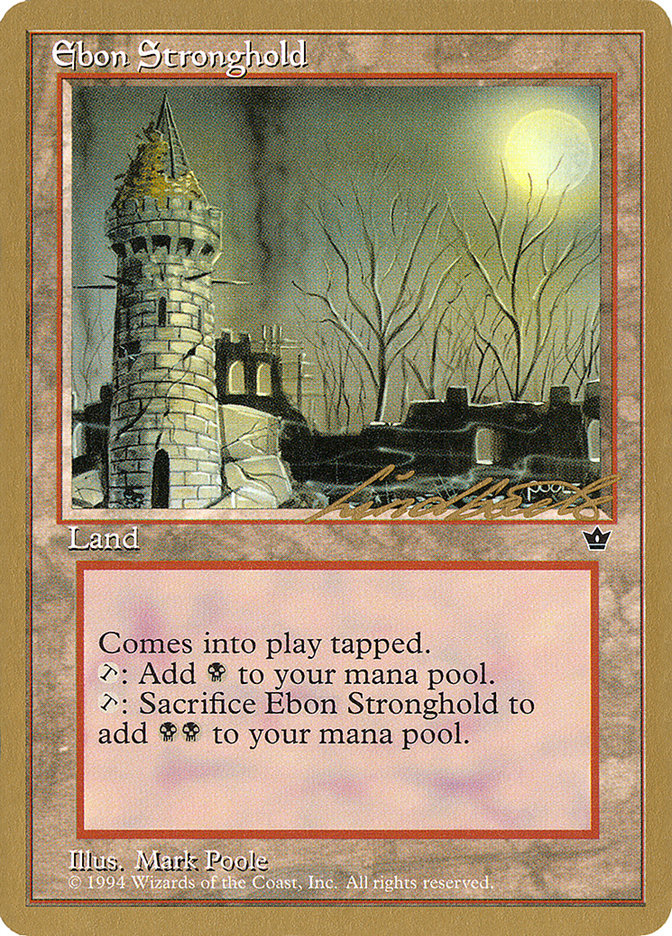 Ebon Stronghold (Leon Lindback) [Pro Tour Collector Set] - The Mythic Store | 24h Order Processing