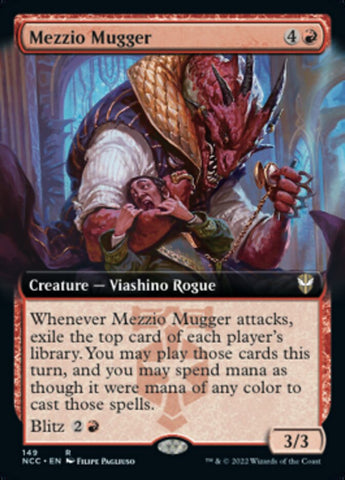 Mezzio Mugger (Extended Art) [Streets of New Capenna Commander] - The Mythic Store | 24h Order Processing