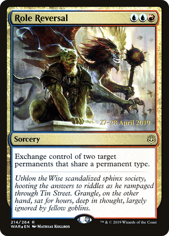 Role Reversal [War of the Spark Prerelease Promos] - The Mythic Store | 24h Order Processing