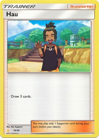 Hau (19/30) [Sun & Moon: Trainer Kit - Alolan Raichu] - The Mythic Store | 24h Order Processing