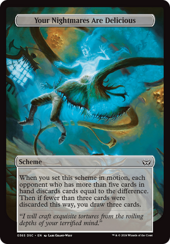 Your Nightmares are Delicious (Full Art) [Duskmourn: Archenemy] - The Mythic Store | 24h Order Processing