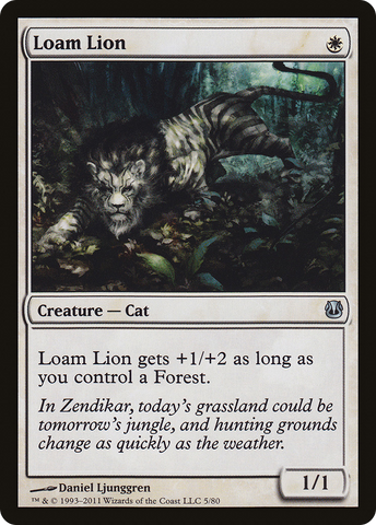 Loam Lion [Duel Decks: Ajani vs. Nicol Bolas] - The Mythic Store | 24h Order Processing