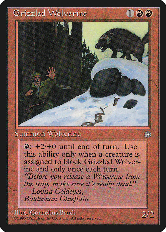 Grizzled Wolverine [Ice Age] - The Mythic Store | 24h Order Processing