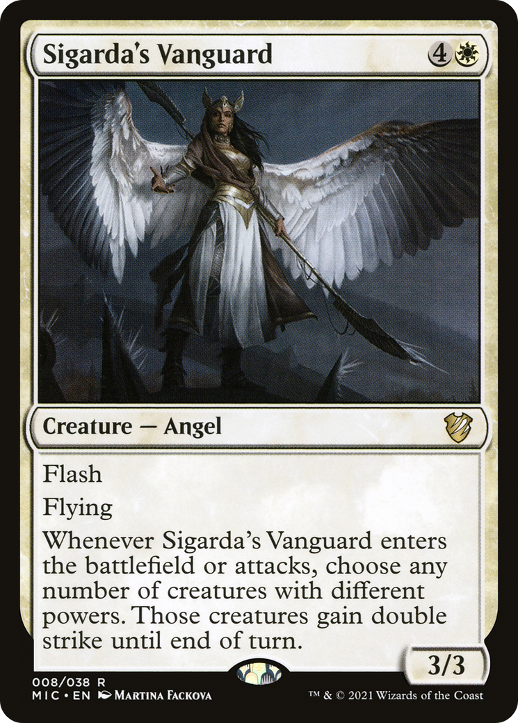 Sigarda's Vanguard [Innistrad: Midnight Hunt Commander] - The Mythic Store | 24h Order Processing