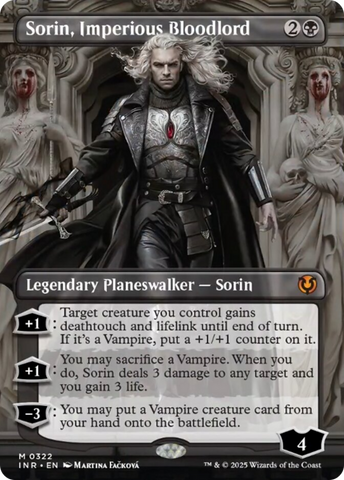 Sorin, Imperious Bloodlord (Borderless) [Innistrad Remastered] - The Mythic Store | 24h Order Processing