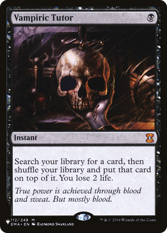 Vampiric Tutor [The List] - The Mythic Store | 24h Order Processing
