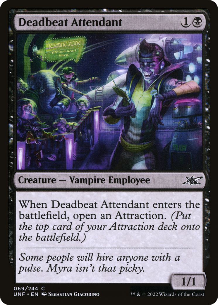Deadbeat Attendant [Unfinity] - The Mythic Store | 24h Order Processing