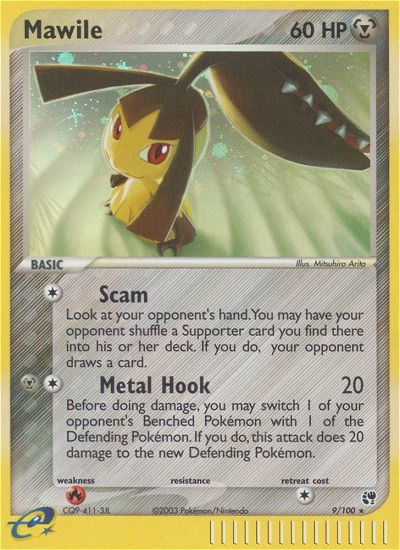Mawile (9/100) [EX: Sandstorm] - The Mythic Store | 24h Order Processing