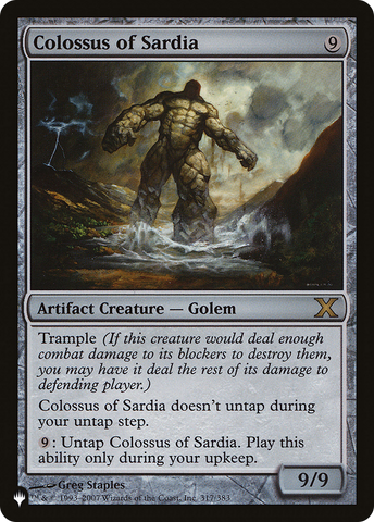 Colossus of Sardia [The List] - The Mythic Store | 24h Order Processing