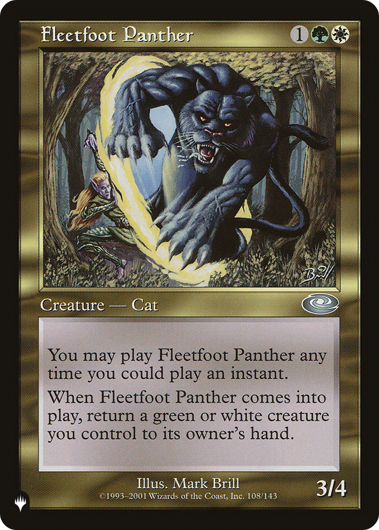 Fleetfoot Panther [The List] - The Mythic Store | 24h Order Processing