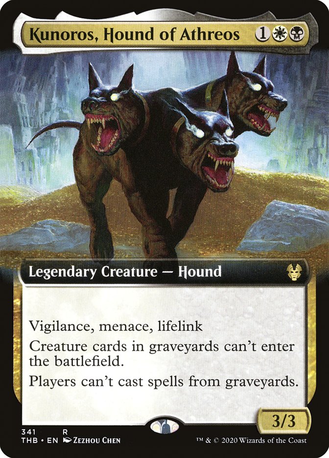 Kunoros, Hound of Athreos (Extended Art) [Theros Beyond Death] - The Mythic Store | 24h Order Processing