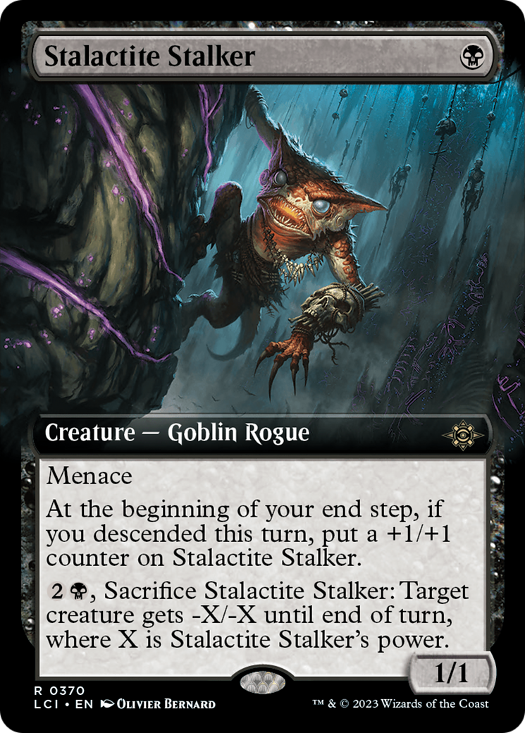 Stalactite Stalker (Extended Art) [The Lost Caverns of Ixalan] - The Mythic Store | 24h Order Processing