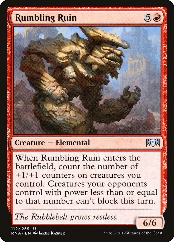 Rumbling Ruin [Ravnica Allegiance] - The Mythic Store | 24h Order Processing