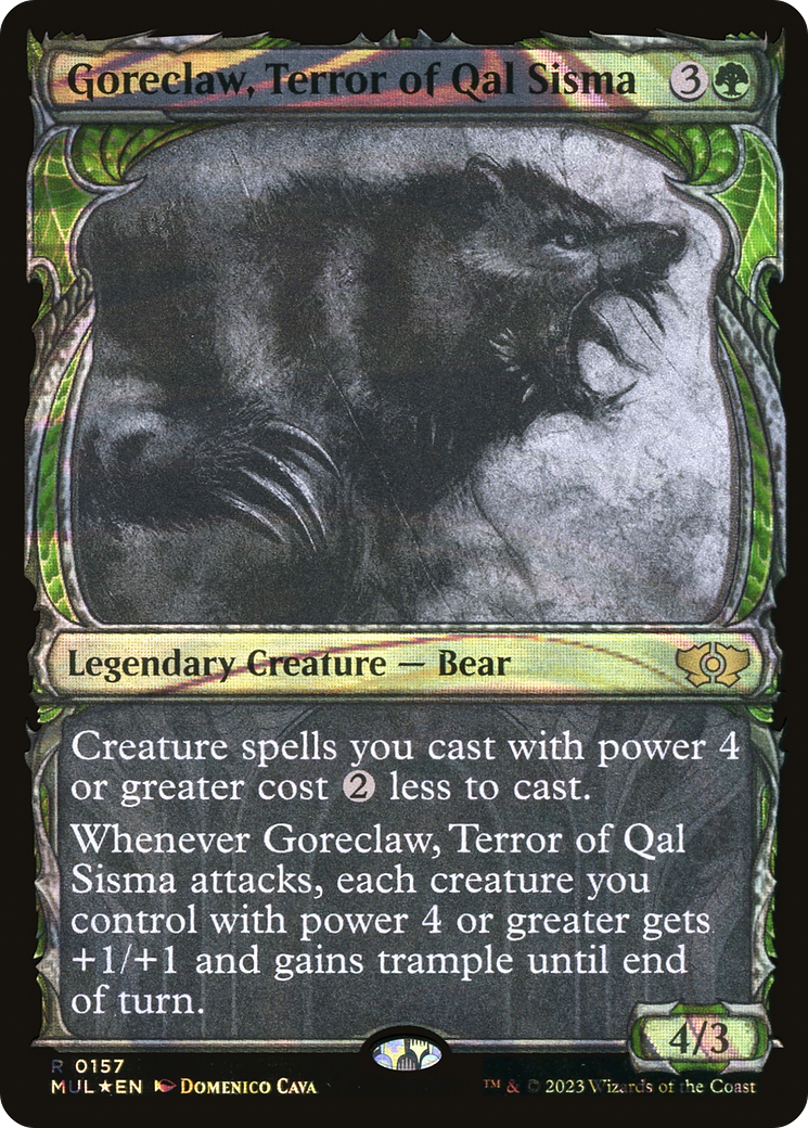 Goreclaw, Terror of Qal Sisma (Halo Foil) [Multiverse Legends] - The Mythic Store | 24h Order Processing