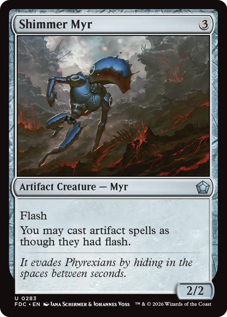 Shimmer Myr [Foundations Commander] - The Mythic Store | 24h Order Processing