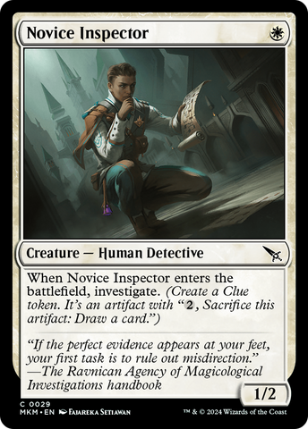 Novice Inspector [Murders at Karlov Manor] - The Mythic Store | 24h Order Processing